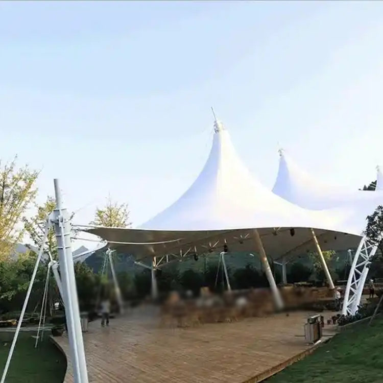 肃北膜结构景观棚